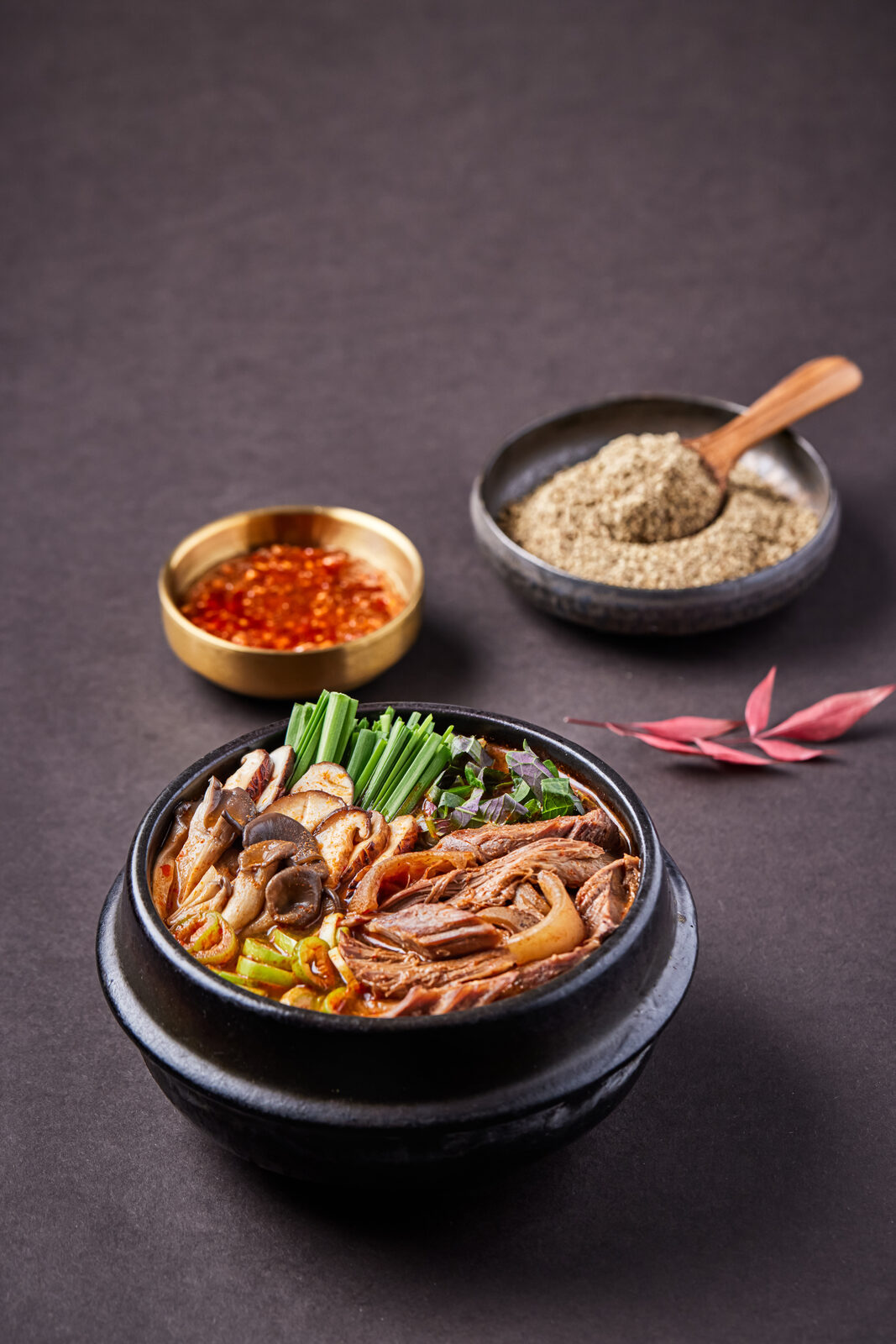 흑염소 전골 약선 육수